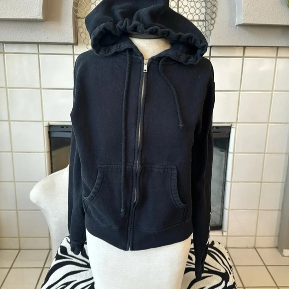 Stussy RARE collectors zip up hoodie black uplift lotus flower size medium - Picture 3 of 14